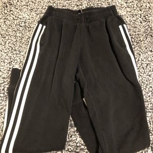 black and white sweatpants